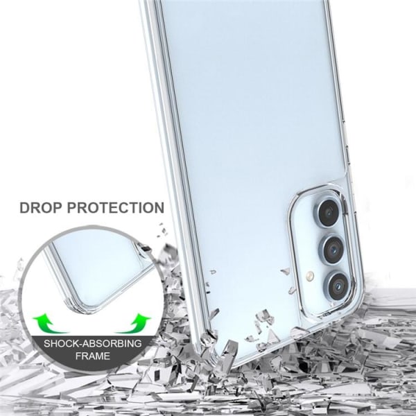 Galaxy A54 5G mobilcover Akryl TPU Anti-gulning - Gennemsigtig