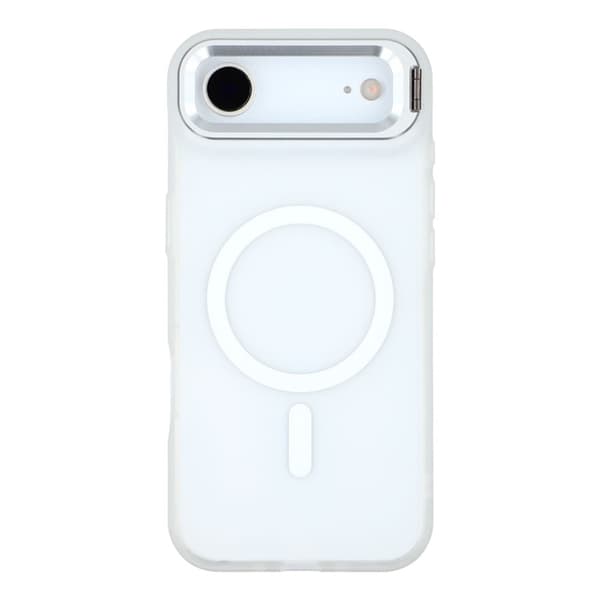 Mobilskal till iPhone Air MagSafe Lins Kickstand - Transparent Vit Vit