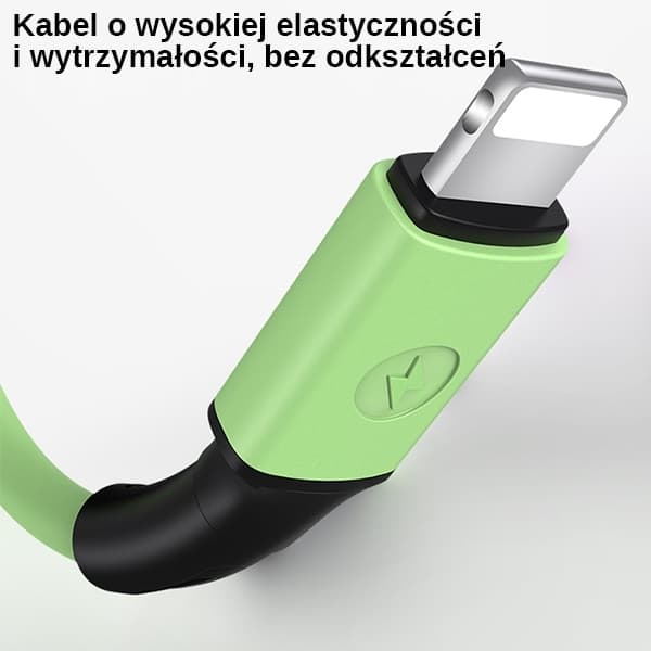 USAMS Kabel U52 Lightning 2A Hurtig opladning 1m gul SJ434USB03