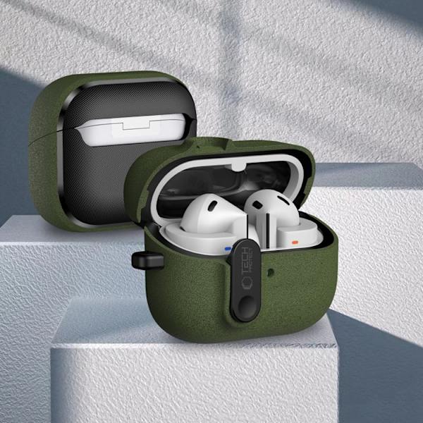 Tech-Protect Galaxy Buds 3/3 FE/3 Pro Skal Slim Hook Grön