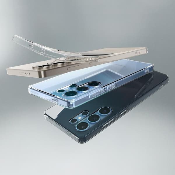 Spigen Mobilskal till Galaxy S25 Ultra Liquid Crystal - Space Crystal Grå
