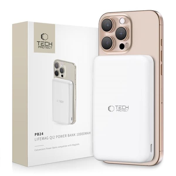 Tech-Protect QI2 PB24 Lifemag Magsafe Powerbank 10000mah Vit