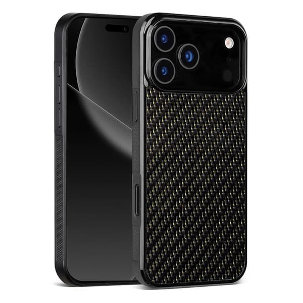 Mobilskal till iPhone 17 Pro Max Aramid Fiber Shockproof - Blå Blå
