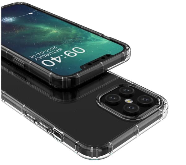 Tunt Mjukt Drop-Proof Skal iPhone 13 Pro Max - Clear Transparent
