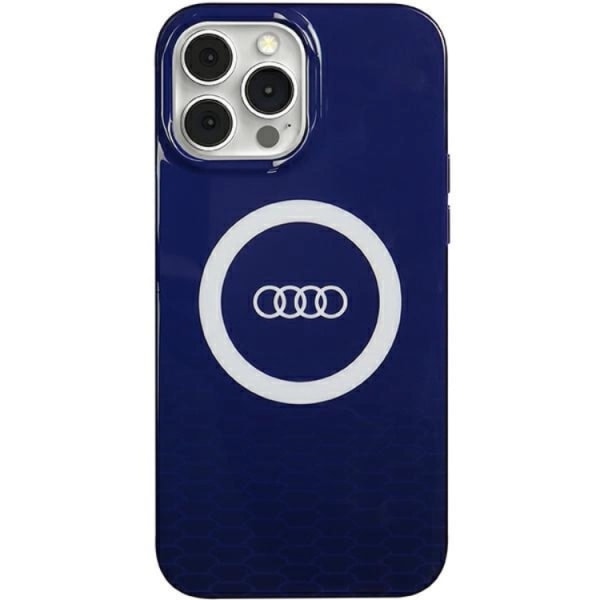 Audi iPhone 13 Pro Max matkapuhelimen kansi Magsafe IML Big Logo - sininen