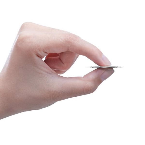 Baseus Ringhållare Ultra-Thin Self-adhesive kickstand - Silver