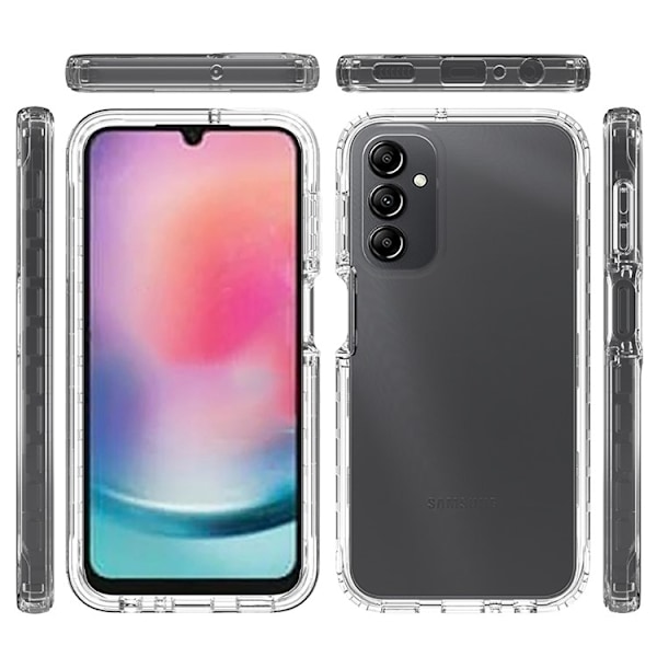 Galaxy A24 4G Mobilskal 3in1 Gradient - Svart Svart