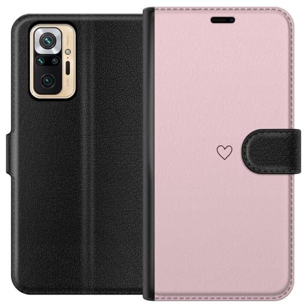Pungcover til Xiaomi Redmi Note 10 Pro med Lille Hjerte