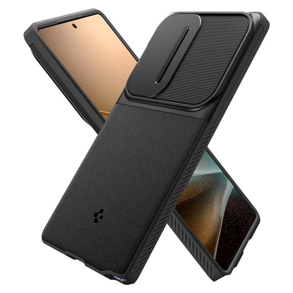 Spigen telefontaske til Galaxy S25 Ultra Optic Armor - Sort Svart