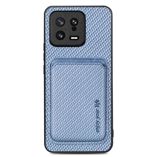 Xiaomi 13 5G Mobilskal Korthållare Detachable - Blå