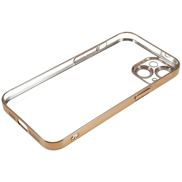 X-LEVEL Mobilskal till iPhone 13 TPU+PC Electroplating Guld