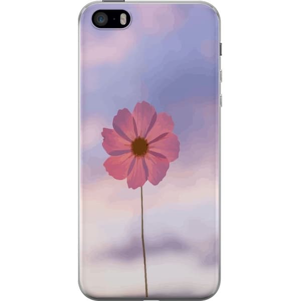Mobilskal till Apple iPhone SE (2016) med Rosa blomma