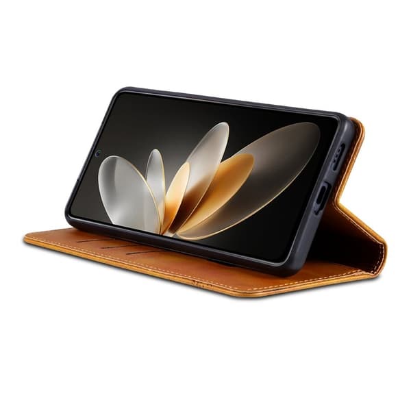 AZNS Xiaomi 15 Ultra Plånboksfodral Konstläder - Brun