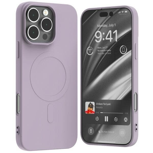 Mercury Telefontaske til iPhone 16 Pro Max MagSafe Semi-Silikone - Lilla Lila