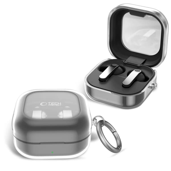 Tech-Protect Skal För Galaxy Buds 4/4 Pro Flexair - Clear Transparent