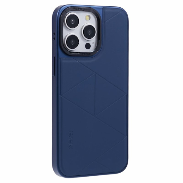 X-LEVEL Mobilskal till iPhone 13 Pro Max Shockproof Geometric Blå