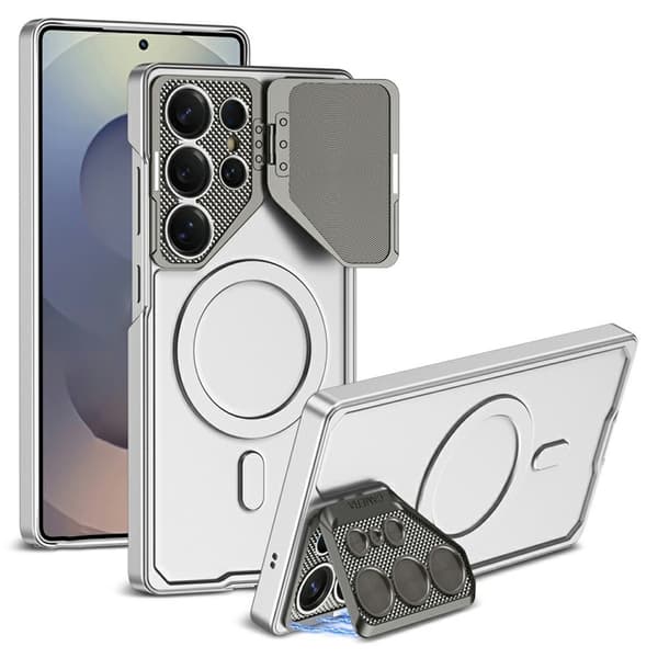 Mobilskal till Galaxy S25 Ultra MagSafe Thin Matte - Silver Silver
