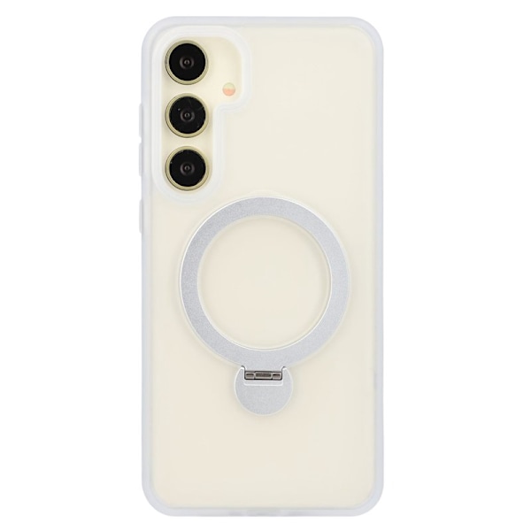 Mobilskal för Samsung Galaxy S26 Plus Magnetiskt Ring Kickstand TPU + PC - Vit