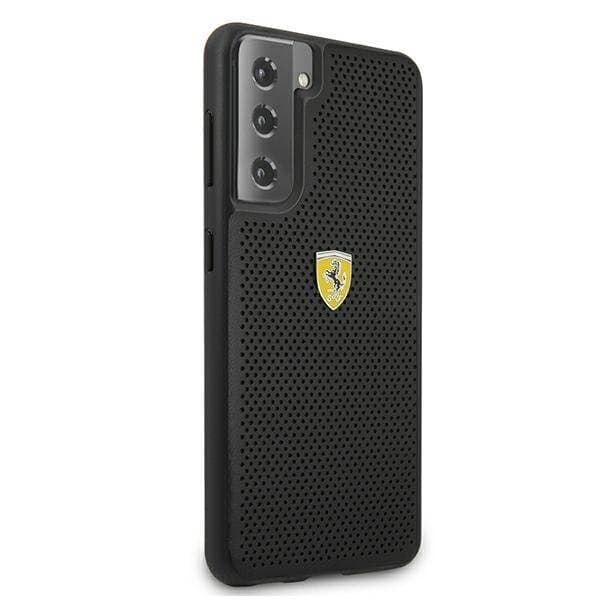 Ferrari Skal Galaxy S21 Plus On Track Perforated - Svart Black