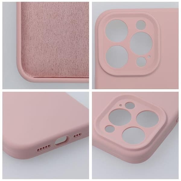 Telefontaske til iPhone 16 Plus Silikone 2mm - Sand Pink Rosa