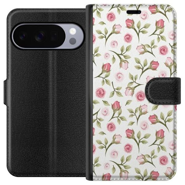 Plånboksfodral till Google Pixel 10 Pro XL med Blommigt