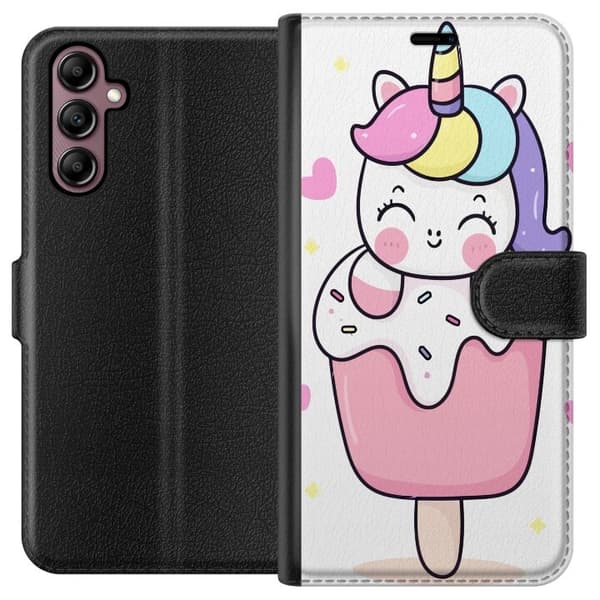 Pung Taske til Samsung Galaxy A14 5G med Happy Unicorn