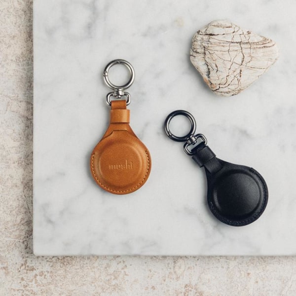 Moshi AirTag Key Ring - Brun