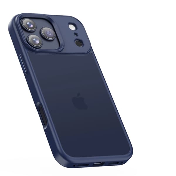 Tech-Protect Mobilskal till iPhone 17 Pro Max Matte - Mörkblå Blå