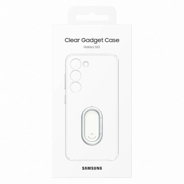 Samsung Galaxy S23 suojarenkaan pidike -vempain - läpinäkyvä
