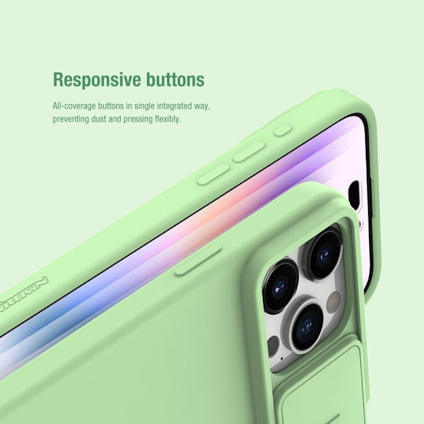 NILLKIN Mobilskal till iPhone 15 Pro Max Skydd Blå