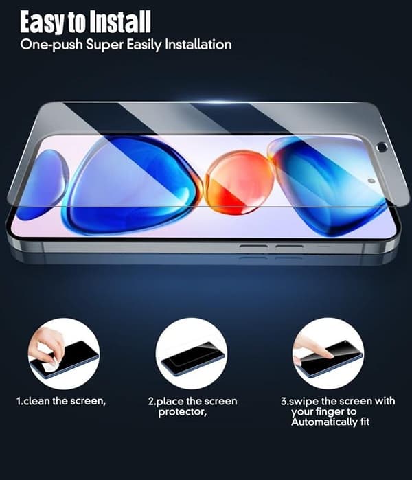 [2-PACK] Xiaomi Redmi Note 11/11S Härdat Glas Skärmskydd - Clear Transparent