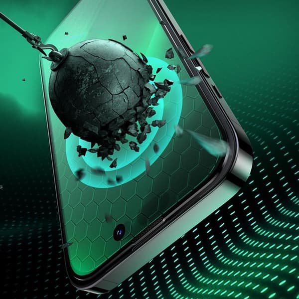 Joyroom iPhone 14 Plus Karkaistu lasi Knight Green Grön