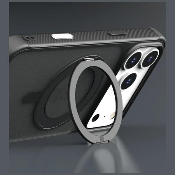 Araree Telefontaske til iPhone 17 Pro MagSafe Duple M Stand - Sort Svart