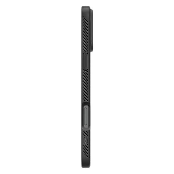 Spigen telefontaske til iPhone 16 Pro Liquid Air - Mat Sort Svart