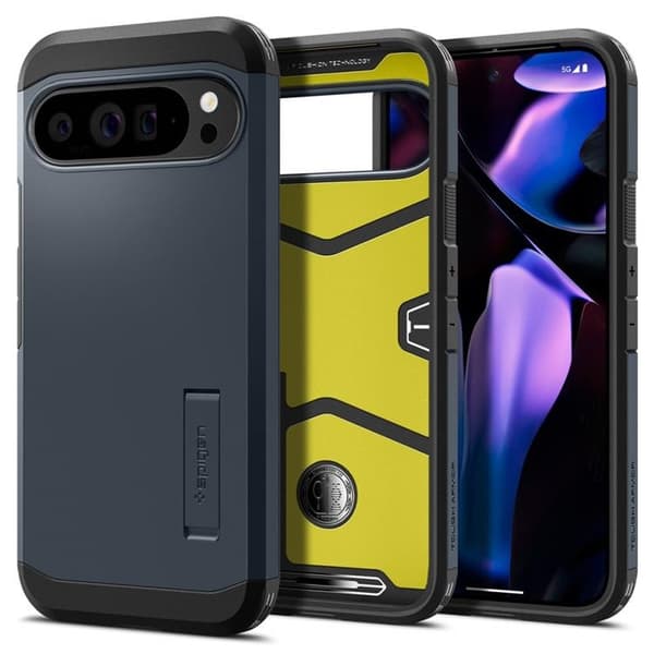 Spigen Mobilskal till Google Pixel 9 Pro XL Tough Armor - Metal Slate Grå