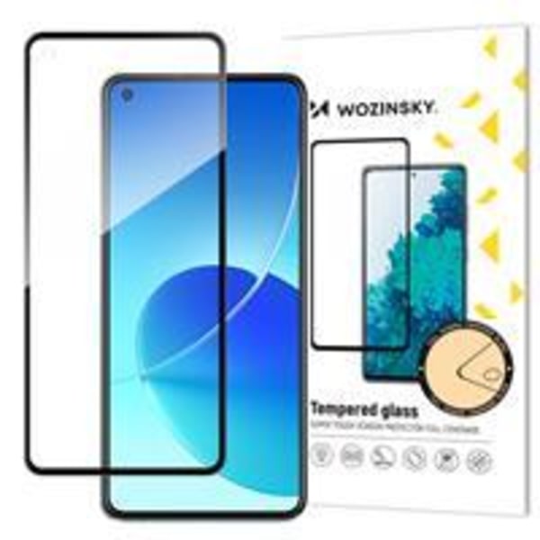 Wozinsky Full Glue Tempered Glass Oppo Reno6 4G - musta Black