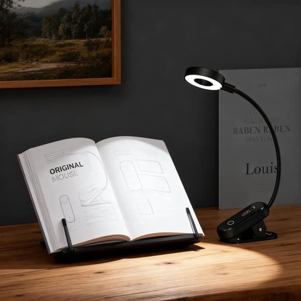 Tech-Protect Läslampa Clip LL100 - Svart Svart