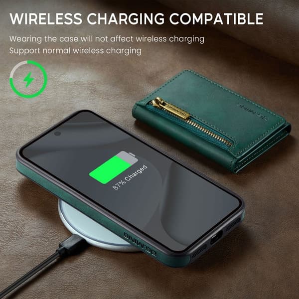 DG.MING M5 Series Mobilskal till Google Pixel 10 Pro XL Konstläder Grön