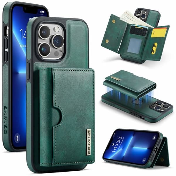 DG.MING M6 Series Mobilskal till iPhone 12 Pro Max Magnetiskt Grön
