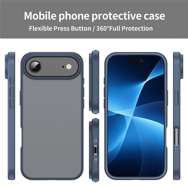 Mobilskal till iPhone Air Skin Touch Matte - Blå Blå