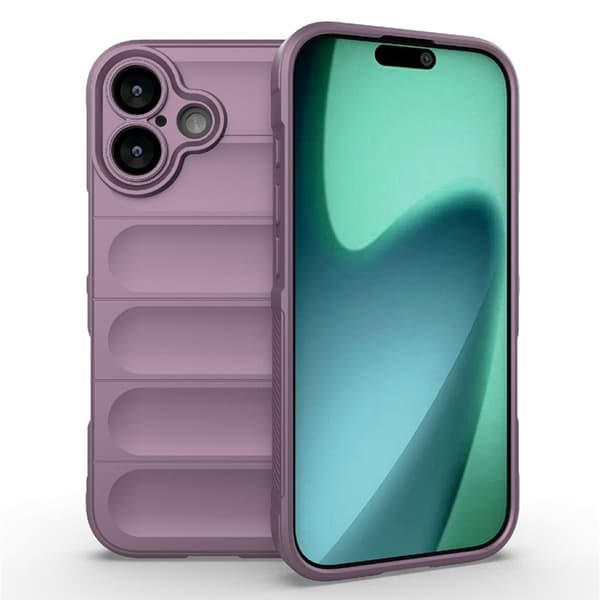AMORUS Mobilskal till iPhone 17 Shockproof TPU Rugged - Lila Lila