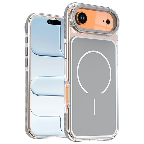 Mobilskal till iPhone Air MagSafe Dual Färg Shockproof - Grå Grå