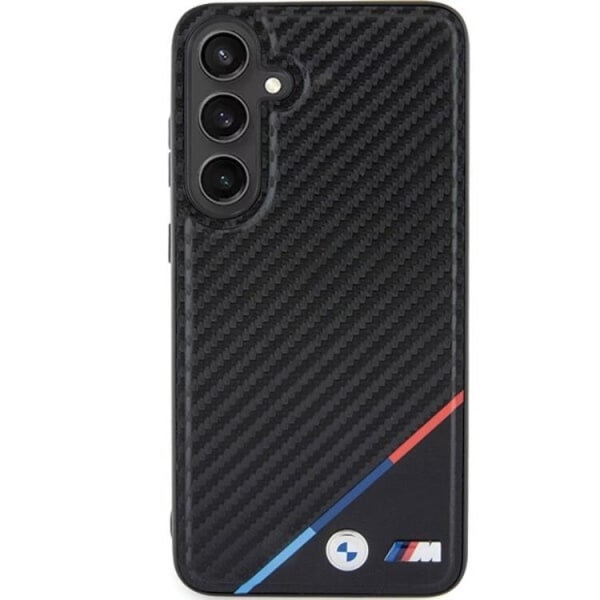 BMW Galaxy S24 Mobilcover MagSafe Carbon Tricolor Line