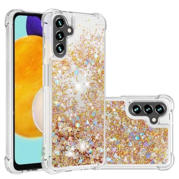 Galaxy A34 5G mobiltaske YB Quicksand Glitter TPU - Guld