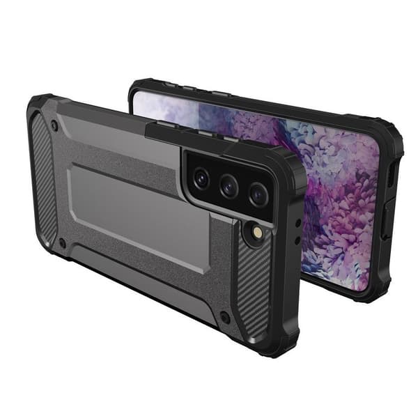 Hybrid Armor -kuori Galaxy S22 Plus - Musta Black