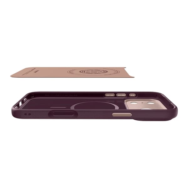 Spigen Telefontaske til iPhone 17 Pro Magsafe Nano Pop - Bourgogne Bean Lila