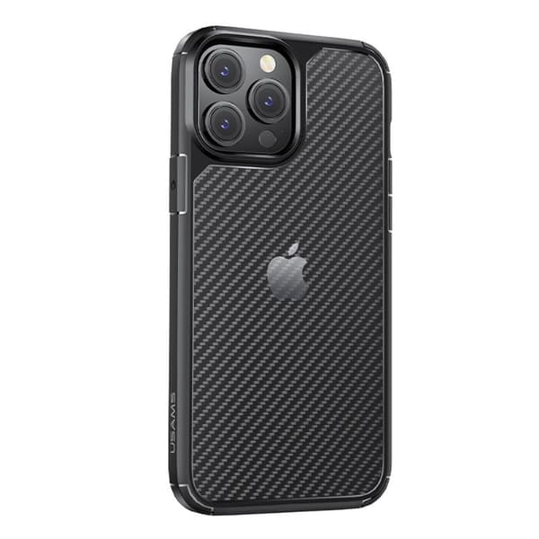 USAMS Armour -kuori iPhone 13 Pro Max - Musta Black