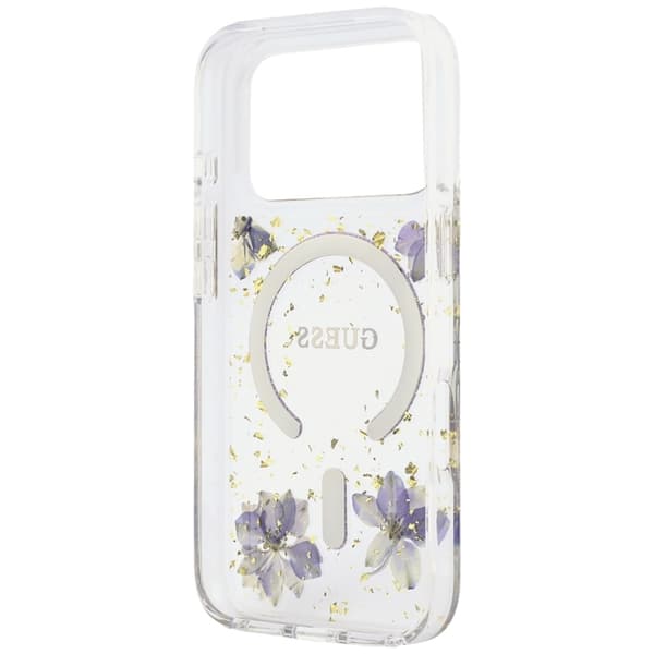 Guess Mobilskal För iPhone 18 Pro/17 Pro Magsafe Resin Flowers