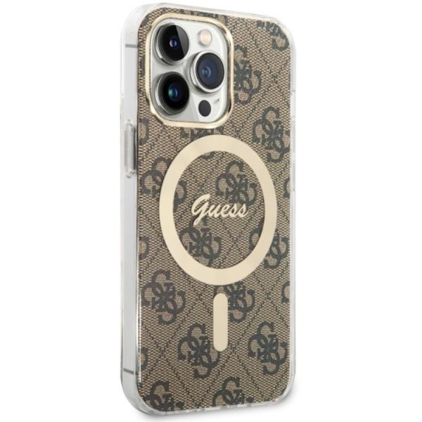 Guess Mobilskal till iPhone 13 Pro MagSafe - Brun Brun