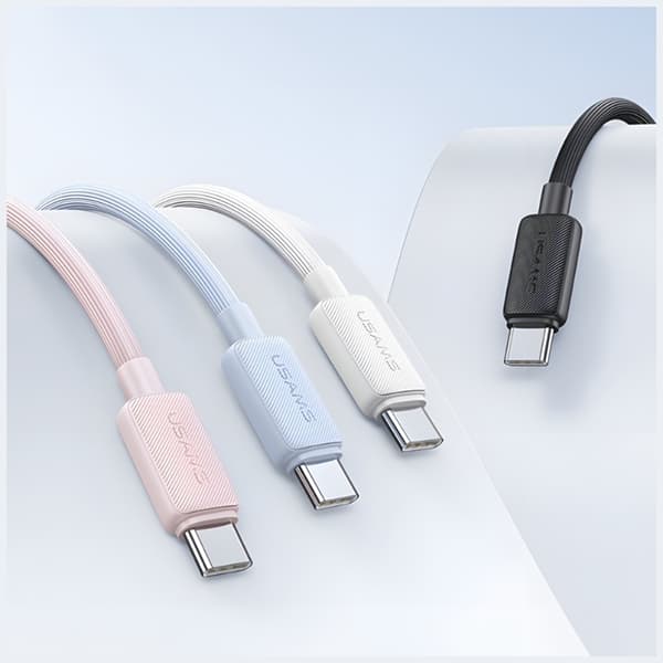 Usams USB-C till USB-C Kabel 1m KY Series - Svart
